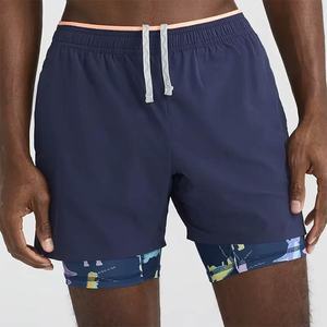Pantalones Cortos Deportivos 2 en 1 para Hombre, de Secado Rápido, Transpirables, para Natación, Entrenamiento, Gimnasio y Running, con Cordón Ajustable, Personalizados y de Alta Calidad - Product Image 1