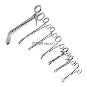 Pinces chirurgicales Verbrugge Lorna Vulsellum pour maintien osseux, 7 pièces, porte-aiguille, fixation de plaques orthopédiques, chirurgicales - Product Image 2