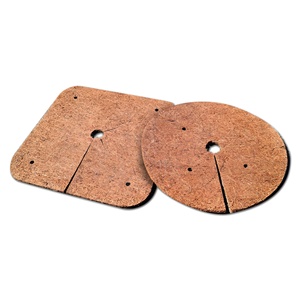 Anneaux de protection pour arbre en fibre de coco naturelle de haute qualité, tapis agricole contre les mauvaises herbes, tapis de couverture de sol, fabriqué au Vietnam - Product Image 4