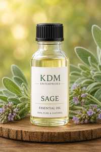Aceite Esencial de Salvia KDM Enterprises 100% Puro Destilado al Vapor, Revitalizador de Piel Ecológico y Nutritivo para Todo Tipo de Piel y Cabello - Product Image 5