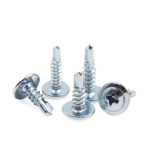 Blue White Zinc Plated Self Drilling <b>Screws</b> Class 8.8 Truss Head Standard Thread Metric/Imperial Fasteners for Steel Plate 19mm - Product Image 5