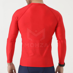Chemises de compression pour hommes, coupe régulière, légères, couleur unie, haute qualité, manches longues, respirantes, séchage rapide - Product Image 6