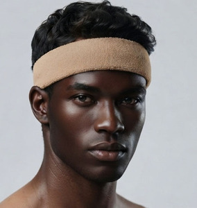 Banda Deportiva para la Cabeza para Hombre, Transpirable, Elástica, Antideslizante, de Poliéster y Nailon, para Ejercicio, Ajuste Universal para Todas las Estaciones - Product Image 1