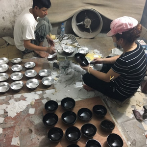 ชามมะพร้าวไม้ งานฝีมือรักษ์โลกสำหรับแคมป์ปิ้ง ผลิตในเวียดนาม ช้อนสมูทตี้แบบกำหนดเองพร้อมโลโก้ - Product Image 5