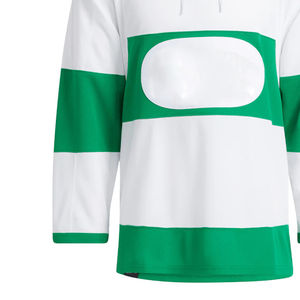 Maillot de hockey sur glace personnalisé pour homme, 100 % polyester, manches longues, brodé par sublimation, vente en gros, OEM, modèle 2026 - Product Image 4