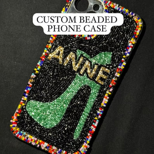 Bolso para Teléfono con Cuentas de Diseño y Bordado Intrincado, Bolsa para Teléfono con Cuentas Personalizadas, Bolso para Teléfono Móvil con Cuentas de Alta Calidad - Product Image 1