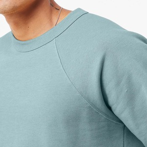 Sweat-shirt unisexe en molleton éponge à col ras du cou et manches raglan, pull thermique pour l'hiver et le travail - Product Image 2