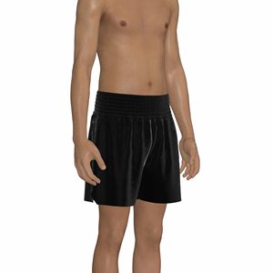 Shorts de Muay Thai de alta calidad en tela satinada, con logo personalizado, transpirables, ligeros, para entrenamiento, gimnasio y fitness, para hombres y mujeres. - Product Image 6