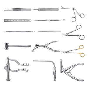 Juego de Instrumentos DCR de 23 Piezas, Kit Quirúrgico Manual para Dacryocystorhinostomía, Instrumentos de Cirugía Oftálmica Reutilizables de Acero Inoxidable - Product Image 1