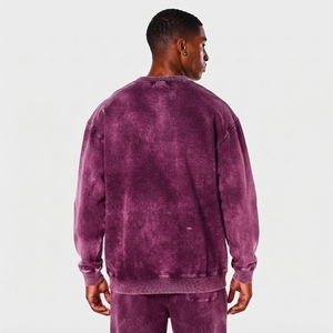 Nueva Llegada, Sudaderas de Invierno para Hombre, Lavado Ácido, 100% Algodón, Felpa, Ecológicas, Transpirables, Corte Regular, Casuales, Servicio OEM ODM - Product Image 3