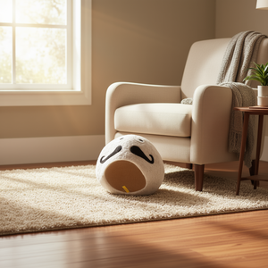 Maison pour chat en feutre marron, confortable et élégante, cage pour animaux - Product Image 3