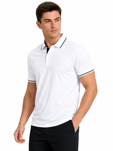 เสื้อยืดแขนสั้นทรงสปอร์ตผู้ชายผ้าไมโครโพลีเอสเตอร์ 100% 200 GSM |   เสื้อผ้าแห้งเร็ว ป้องกันรังสียูวี รับผลิตตามแบบ (ODM) ขายส่ง - Product Image 1