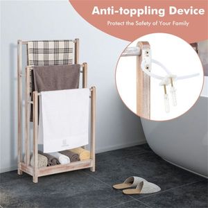 White Vertical Towel Rack - Product Image 6