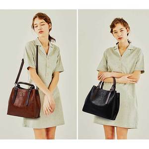 Bolsos Tote de Cuero Genuino de Alta Calidad para Mujer, con Cierre Abierto y con Cremallera - Product Image 2