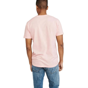 เสื้อยืดคอตตอนสีเทาล้วนทรงปกติสำหรับผู้ชาย คุณภาพสูง ถักทออย่างดี แขนสั้น คอกลม ดีไซน์เรียบง่าย สไตล์ลำลอง - Product Image 3