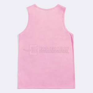 Camiseta sin mangas deportiva de color sólido al por mayor para hombre, diseño de logotipo personalizado, camiseta sin mangas transpirable para hombre para venta en línea - Product Image 2