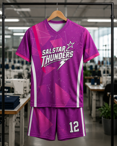 Último Diseño de Uniforme de Fútbol, Camiseta de Verano, Logotipo del Equipo de Moda, Patrocinador Personalizable, Transpirable, de Secado Rápido, de Calidad, Gran Venta - Product Image 6