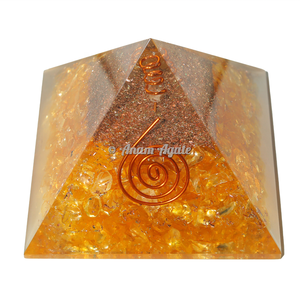Amazonite Orgonite Pyramide | Grossiste et fabricant de cristal Orgone Produit EMF Protection Orgone pour la guérison - Product Image 2