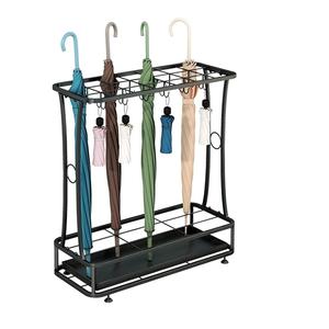 Porte-parapluie noir au design unique, style élégant, luxe, taille et couleur personnalisables, idéal pour l'équipement de pluie - Meilleures ventes - Product Image 1