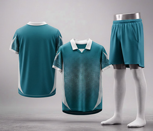 Proveedor de Uniformes de Fútbol con Sublimación Completa y Logotipo Personalizado |   Tallas para Hombres, Mujeres y Jóvenes |   Ropa Deportiva Ligera de Secado Rápido para Entrenamiento - Product Image 1