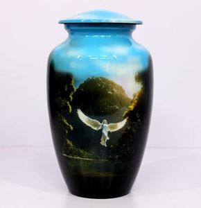Deluxe Aluminum <b>Keepsake</b> <b>Memorial</b> Urn Funeral Ash Container Crafted With Smooth Matte Texture And Elegant Appearance - Product Image 3