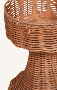 Portavelas de Ratán Hecho a Mano, Decoración Boho para Mesa, Portavelas de Mimbre para Sala de Estar, Comedor, Centro de Mesa - Product Image 3
