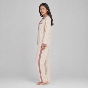 High Quality Women Pajama <b>Set</b> Soft Cotton Breathable Lightweight Comfortable <b>Two</b> <b>Piece</b> Nightwear Sleepwear <b>Lounge</b> <b>Set</b> for Women - Product Image 3