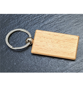 Porte-clés en bois promotionnel à prix abordable, nouveau design, porte-clés en bois au design moderne - Product Image 1