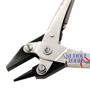 Alicates de acción paralela con mordazas planas y de punta, 140 mm, herramientas para hacer joyas DIY - Product Image 1