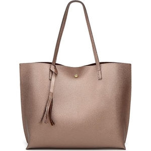 Sac fourre-tout de luxe pour femme en cuir gaufré crocodile, grand sac à bandoulière, sac de shopping et de travail tendance, sac à main OEM, marque privée, vente en gros - Product Image 6