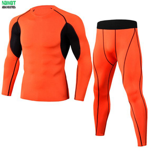 Winter Base <b>Layer</b> Set Compression <b>Top</b> And Tight Pants Sportswear For Jogging Bodybuilding Weightlifting Fitness Gear - Product Image 6