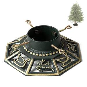 Antique Style High Quality Durable Handmade Eco-Friendly Metal Christmas <b>Tree</b> <b>Stand</b> Customized Design Modern Support - Product Image 4