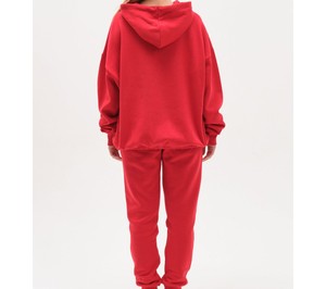 Conjunto deportivo de lana para mujer al por mayor, conjunto de invierno de algodón para marcas boutique, logotipo personalizado, precio de fábrica - Product Image 5