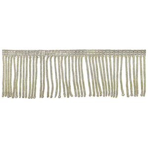 Bouillon de fil d'acier inoxydable français argenté, 300 brins, 5 cm de long, avec franges en polyester de 5 cm, pour la décoration de textiles de maison, vêtements, sacs et chaussures - Product Image 6
