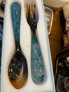 Ensemble de cuillères en corne naturelle faites à la main meilleure qualité petites et grandes tailles haute finition pour les fêtes de restaurants à domicile - Product Image 4