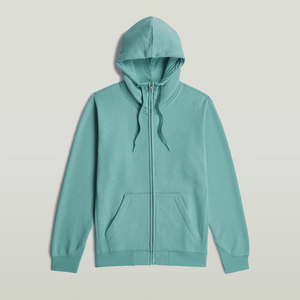 High Quality Custom Zipper Hoodie Double Layer Drop Shoulder Heavyweight Oversized Cotton <b>Zip</b>-up Hoodies for Winter - Product Image 1