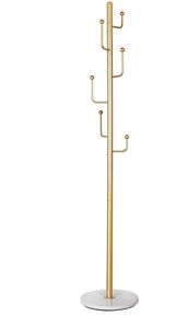 Perchero Industrial Vintage de Acero Inoxidable con Recubrimiento en Polvo, de Múltiples Niveles y 5 Colgadores, Tipo de Suelo, con Soporte para Paraguas, para Sala de Estar - Product Image 6