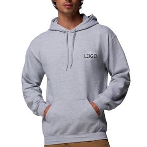 Sudadera con Capucha Lisa con Logotipo Personalizado para Hombre, Precio de Fábrica, Diseño Transpirable, Material de Alta Calidad, Mangas Completas con Bolsillo Tipo Canguro - Product Image 1