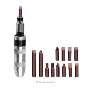 Juego de Destornilladores de Impacto ISKU de Alta Calidad, 13 Piezas, OEM, Puntas de Acero S2 con Recubrimiento de Bronce CR-V, Herramienta de Reparación Automotriz, Industrial y para Bricolaje - Product Image 1