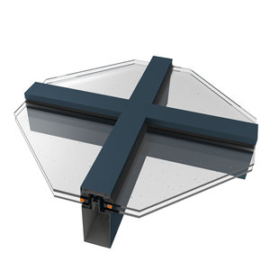 Profilé en aluminium Fravi 6063 T5 pour mur-rideau et conception de façade vitrée de grande hauteur - Product Image 3