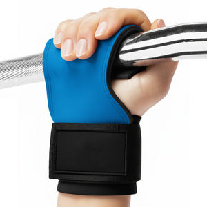 Guantes de Cuero Genuino para Levantamiento de Pesas, Protección Completa de la Palma, Guantes de Cuero para Entrenamiento de Fuerza y Fitness - Product Image 1