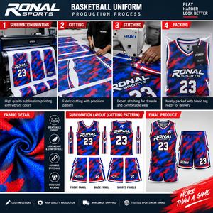 Conjuntos de Uniformes de Baloncesto y Fútbol Personalizados para Hombre, Transpirables, de Secado Rápido, con Tirantes Ajustables, Ropa Deportiva de Poliéster - Product Image 5
