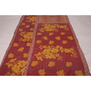 Vintage Cotton Kantha <b>Quilt</b> Indian Printed Reversible Kantha <b>Throw</b> Bedding <b>Throw</b> - Product Image 6