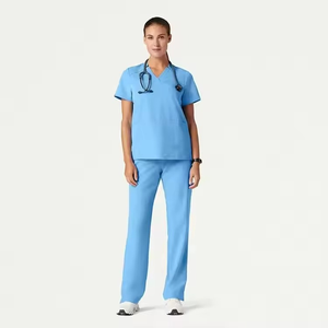Tenues d'infirmière personnalisées, ensembles de blouses médicales en spandex pour hommes et femmes - Product Image 3