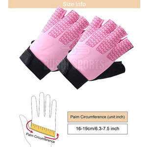 Made In Pakistan Cheap Price Cycling Gloves Half Finger High Quality Made Men Cycling Gloves - Product Image 2