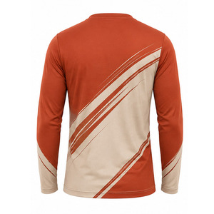 Wholesale <b>Men</b> Long Sleeve Athletic Tee Breathable Soft Fabric Custom Gym Fitness Running Workout Training <b>Shirt</b> For <b>Men</b> Supplier - Product Image 5
