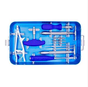 Kit d'instruments chirurgicaux en acier inoxydable pour l'extraction de vis orthopédiques cassées - Product Image 3