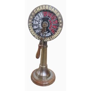 Custom Size <b>Antique</b> <b>Brass</b> Nautical Ship Telegraph Model Art & Collectable Modern Interior Decoration Metal Promotional Gifts - Product Image 4