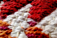Ensemble de tapis jacquard réversible en coton indien fait main et fabriqué à la machine, paillassons et tapis de couloir en PVC antidérapants 1600 GSM, adaptés aux animaux de compagnie, motif abstrait