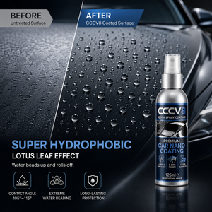 CCCV8 Long Lasting Quick <b>Spray</b> Coating Polysiloxane Nano Protective Barrier 9H Hardness +50% Gloss Vehicle Body <b>Paint</b> Care 125ml - Product Image 5